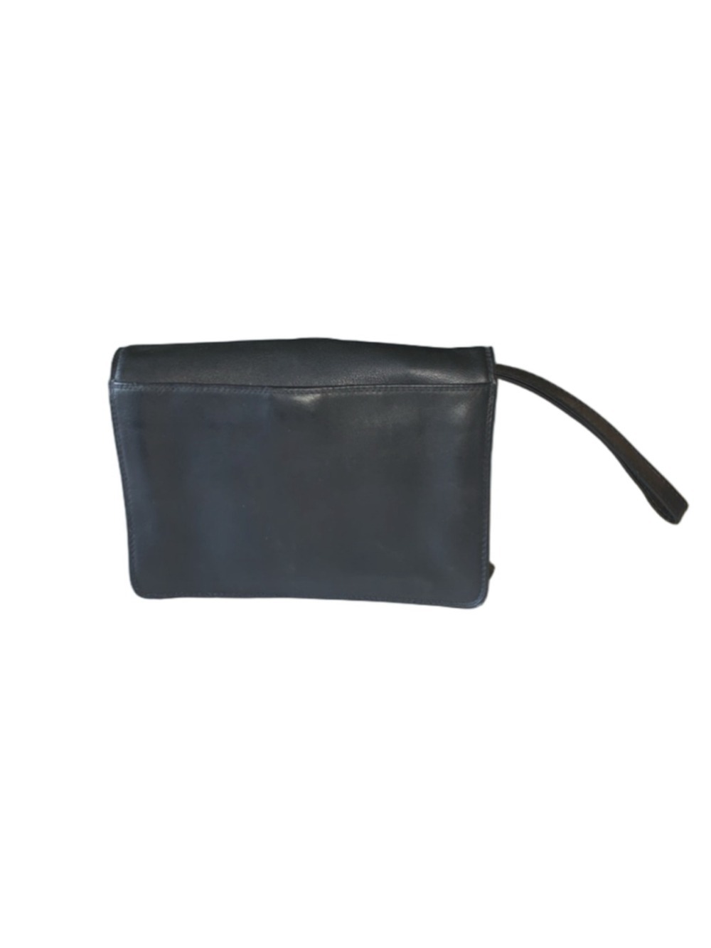 Women's Black Leather Clutch Wristlet Derek Alexander - Picture 2 of 11